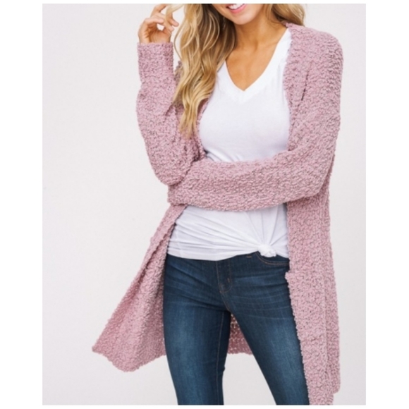 Listicle Sweaters - Chunky Knit Cardigan